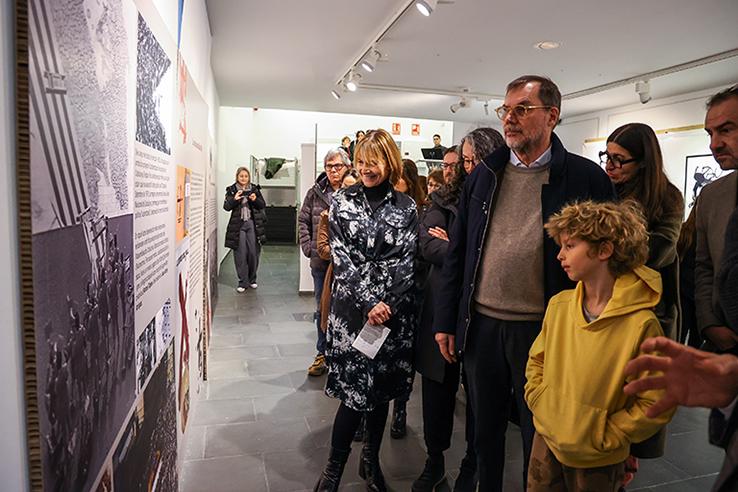 Acte d'inauguració de l'exposició de l'Any Tàpies a Sant Boi