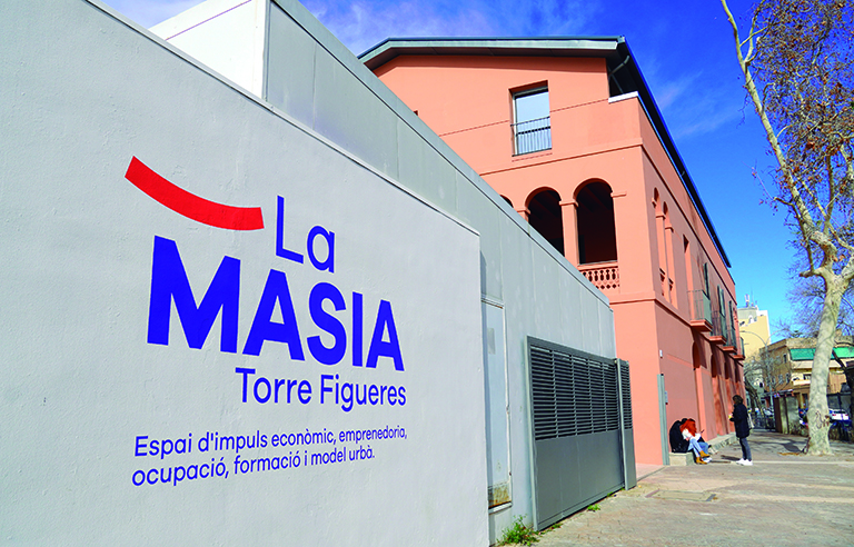 Rotulació de La Masia Torre Figueres com a "Espai d'impuls econòmic, emprenedoria, ocupació, formació i model urbà"