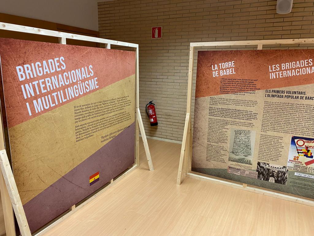 Exposició Brigades Internacionals i Multilingüisme