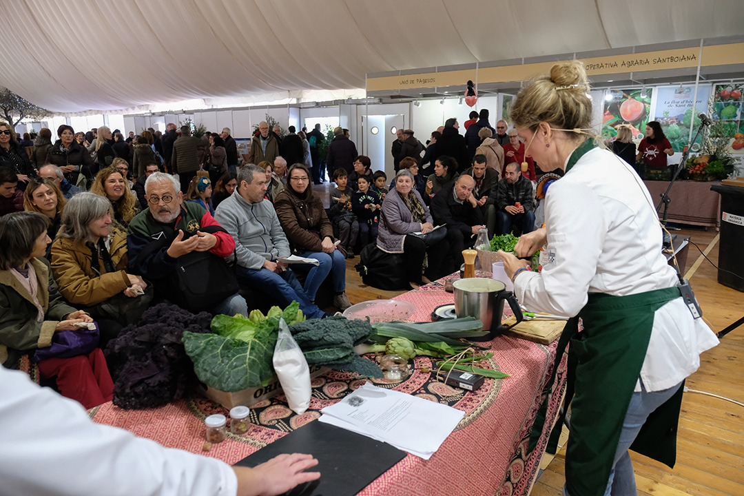 Demostració de cuina a la Puríssima