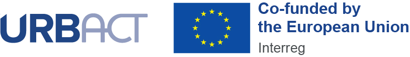 Logotip del projecte europeu URBACT IV