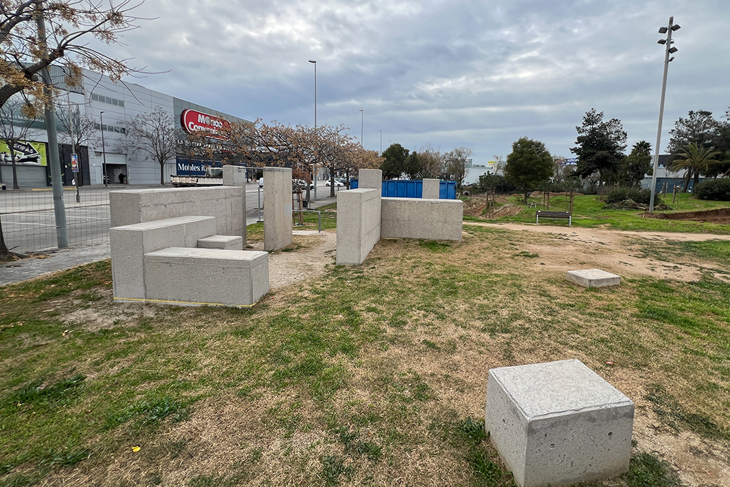 La zona de parkour s'ampliarà amb el doble d'elements