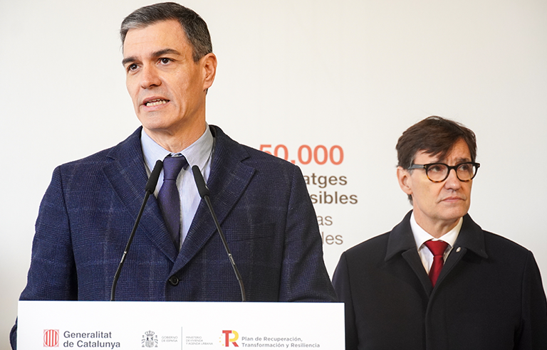 Pedro Sánchez i Salvador Illa