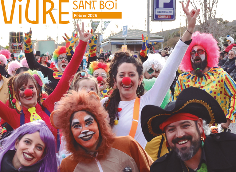 Foto del Carnaboi 2024 a la portada del Viure Sant Boi