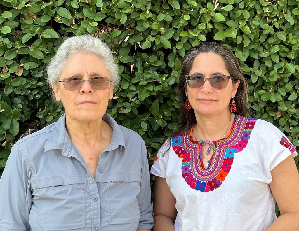 Foto per la xerrada amb Dora María Téllez i Ana Margarita Vijil