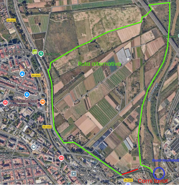 Ruta alternativa camí riera bertran