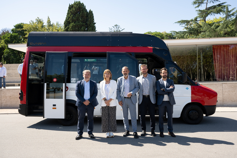 Acte de presentació del nou minibús