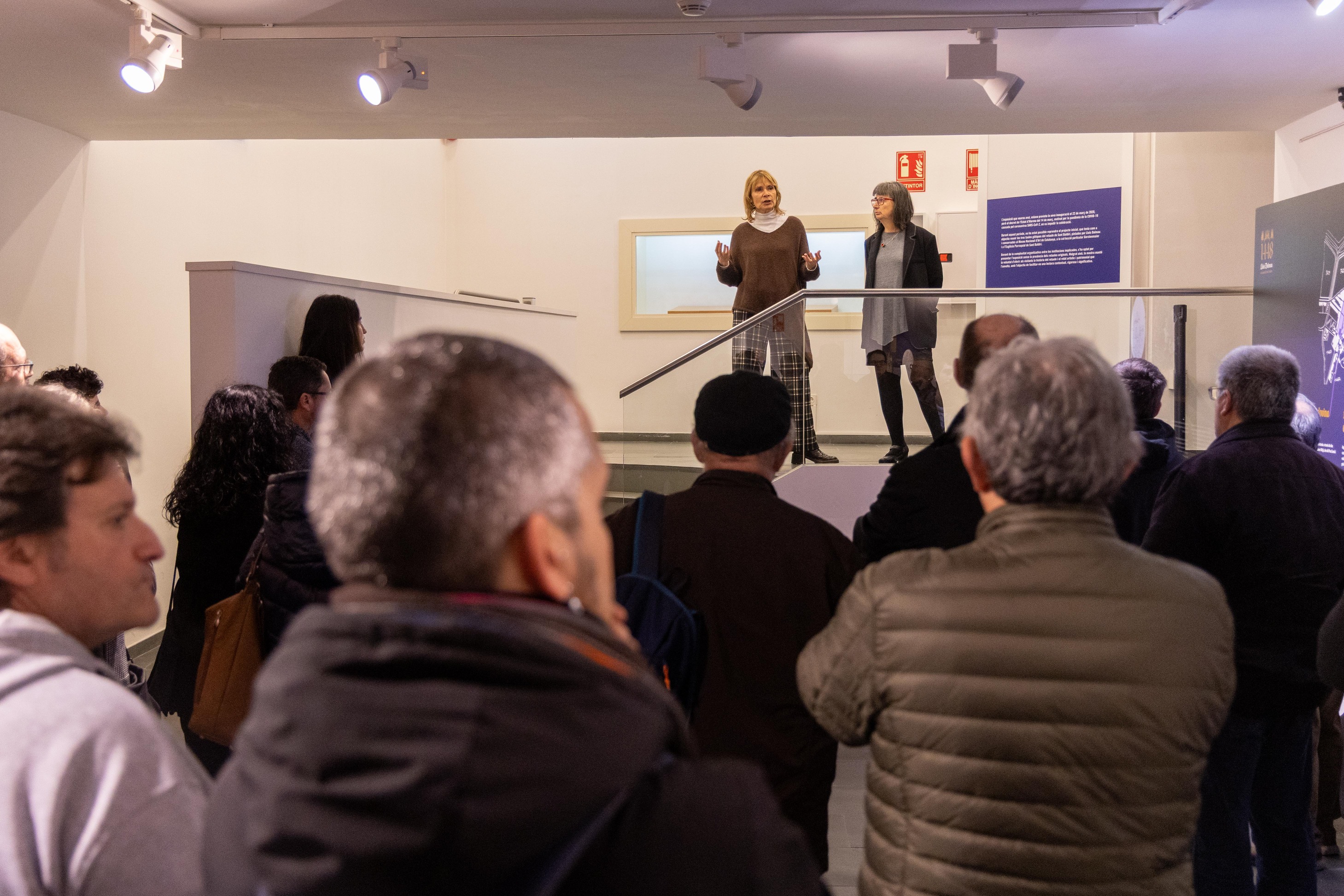 L'alcaldessa, Lluïsa Moret, ha inaugurat l'exposició