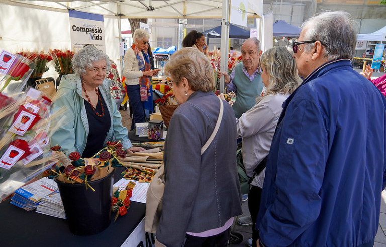 Paradeta fira d'entitats Sant Jordi Solidari