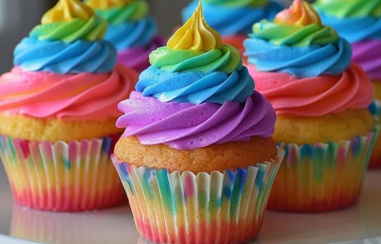 Rainbow Cupcakes 