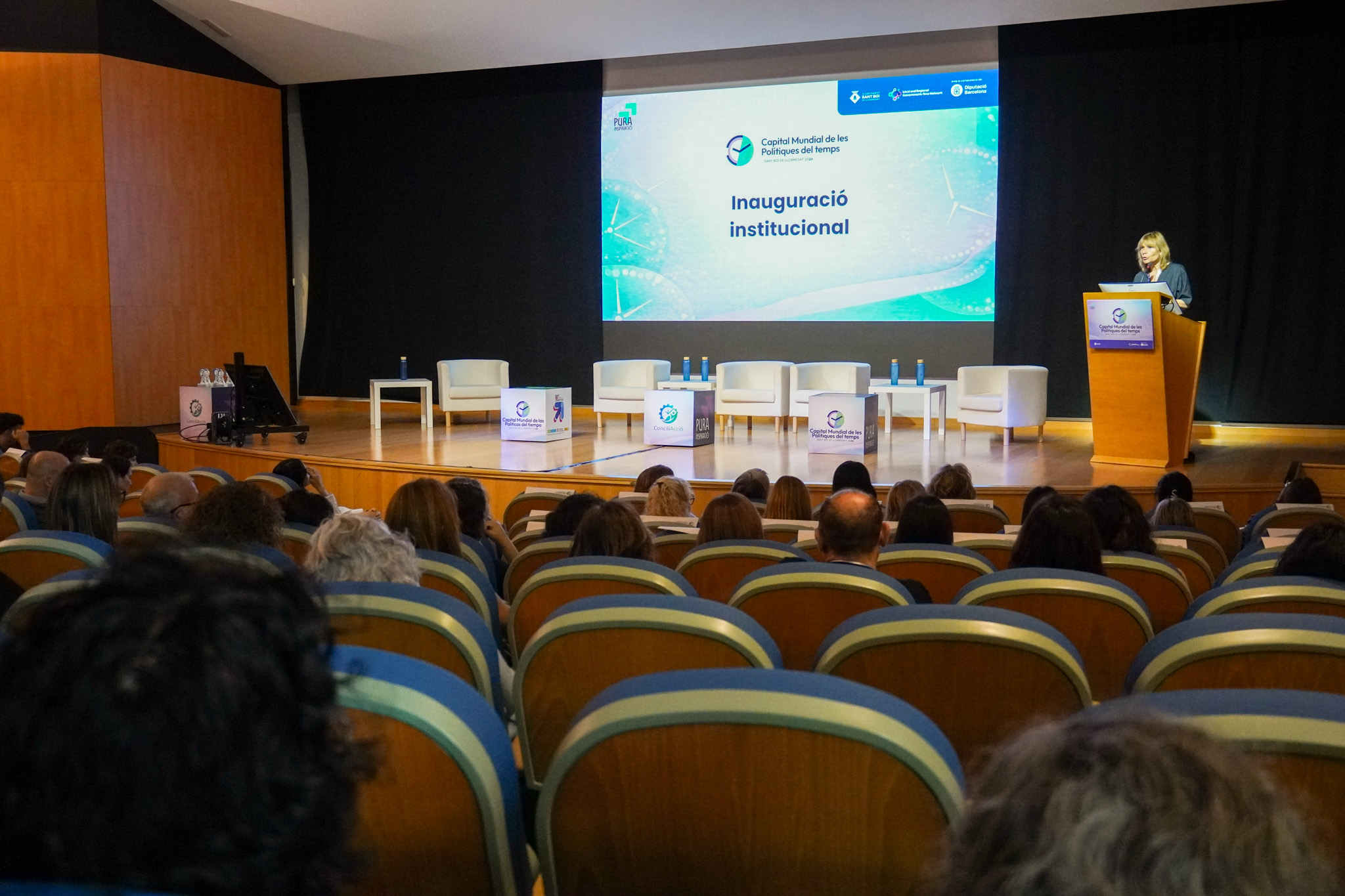 La trobada té lloc a l'auditori del Parc Sanitari Sant Joan de Déu