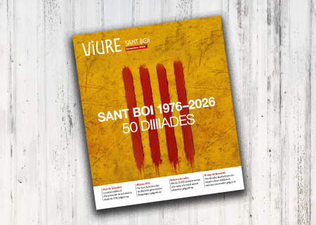 La portada de la revista està dedicada a l'Onze de Setembre