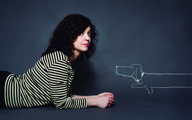 Fotografia de la il·lustradora Raquel Gu