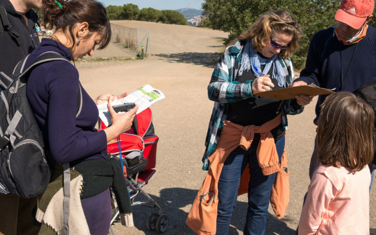 Activitat Geocaching amb GPS