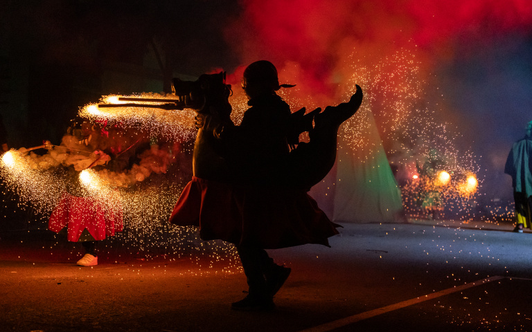 Foto espectacle Diables de Casablanca pel Barrejant