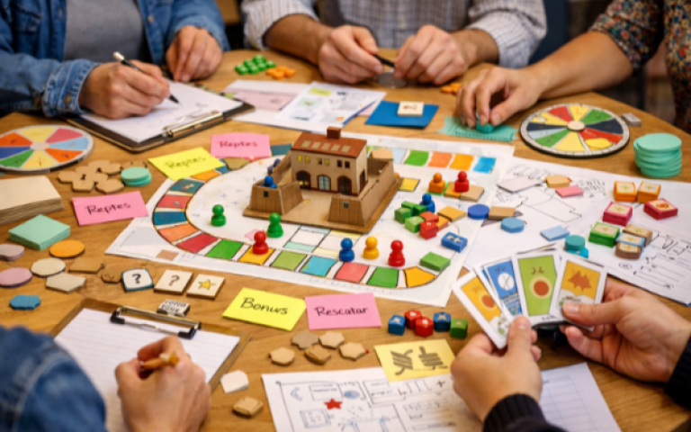 Tallers de creació d’un joc de taula comunitari