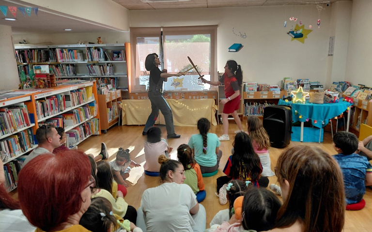 Hora del Conte a la biblioteca. 