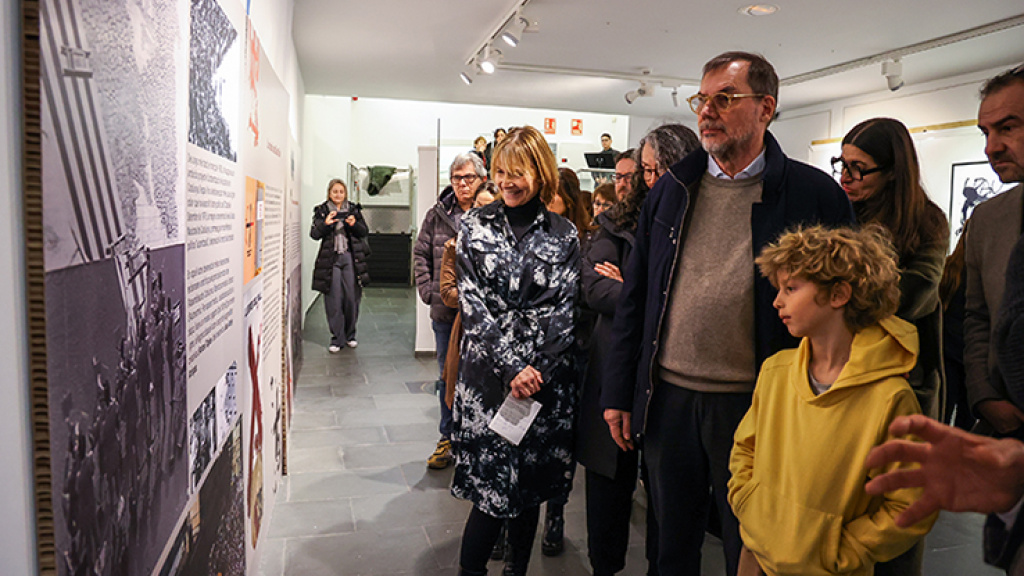 Acte d'inauguració de l'exposició de l'Any Tàpies a Sant Boi