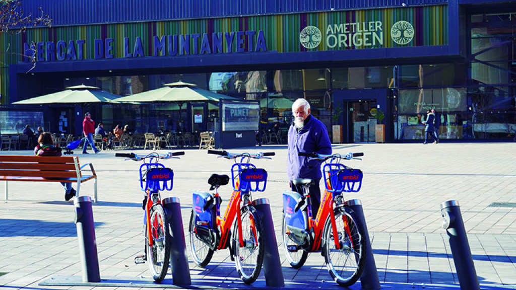 Estació del servei de bicicleta compartida AMBici