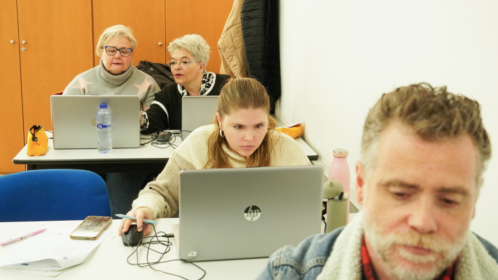 Alumnes d'una sessió formativa