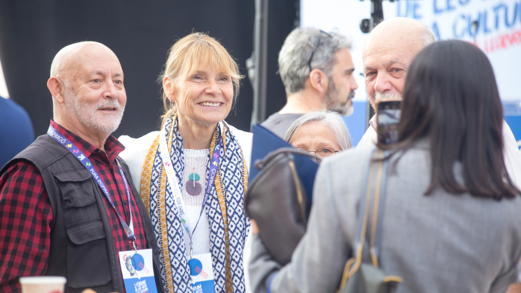 L'alcaldessa, amb persones assistents al FAC