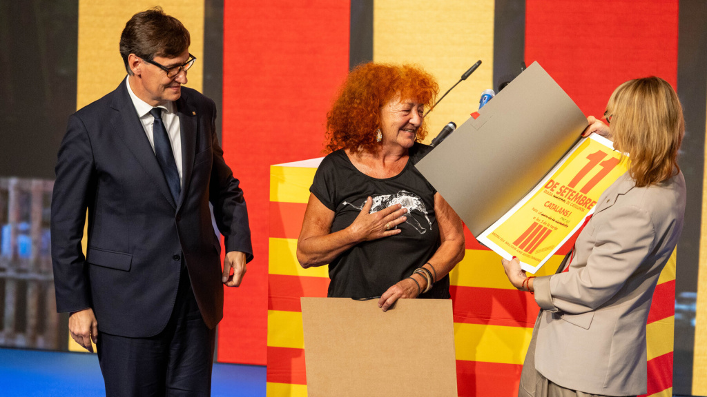 En nom del seu pare Oriol, Lulú Martorell ha rebut un homenatge
