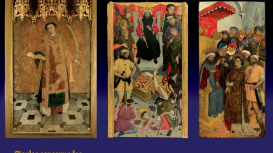 Composició amb les tres taules de Lluís Dalmau