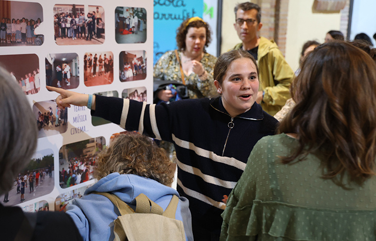 Exposició històrica dels 50 anys de l'Escola Barrufet