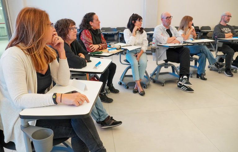 Alumnes del curs de mentoria digital