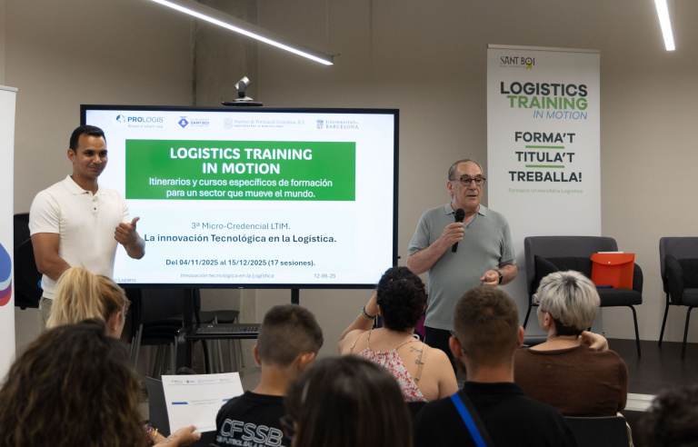 Presentació de la mcirocredencial "Innovació tecnològica en la logística"
