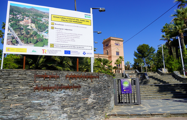 Entrada al parc del Palau de Marianao