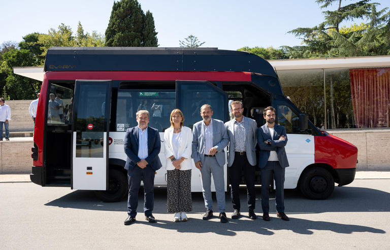 Acte de presentació del nou minibús