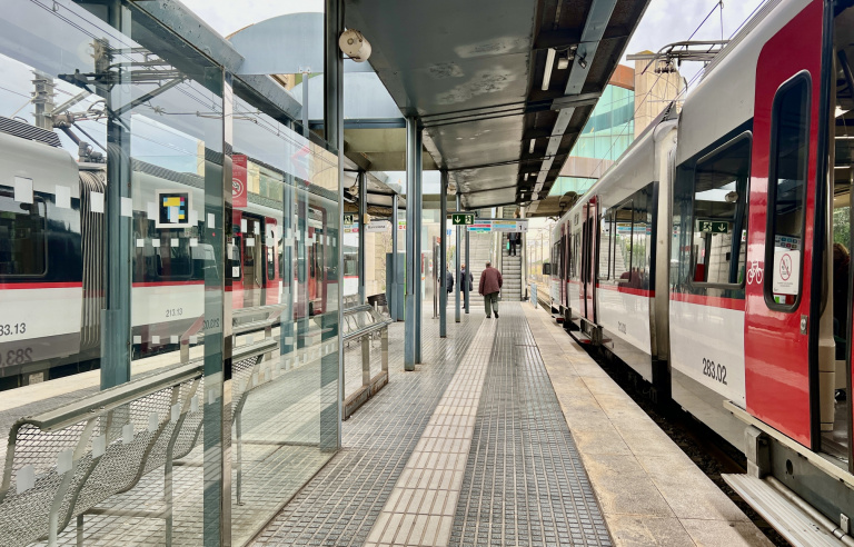 Estació del 'carrilet' de Molí Nou-Ciutat Cooperativa