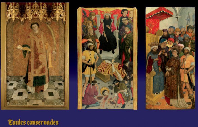 Composició amb les tres taules de Lluís Dalmau