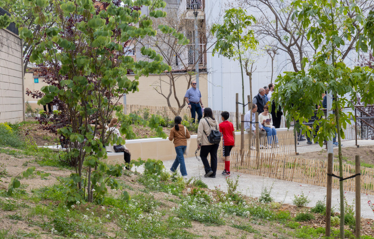 L'espai s'ha obert i s'ha renaturalitzat