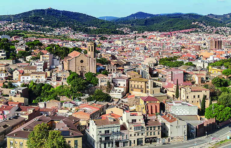 Vista general del nucli urbà